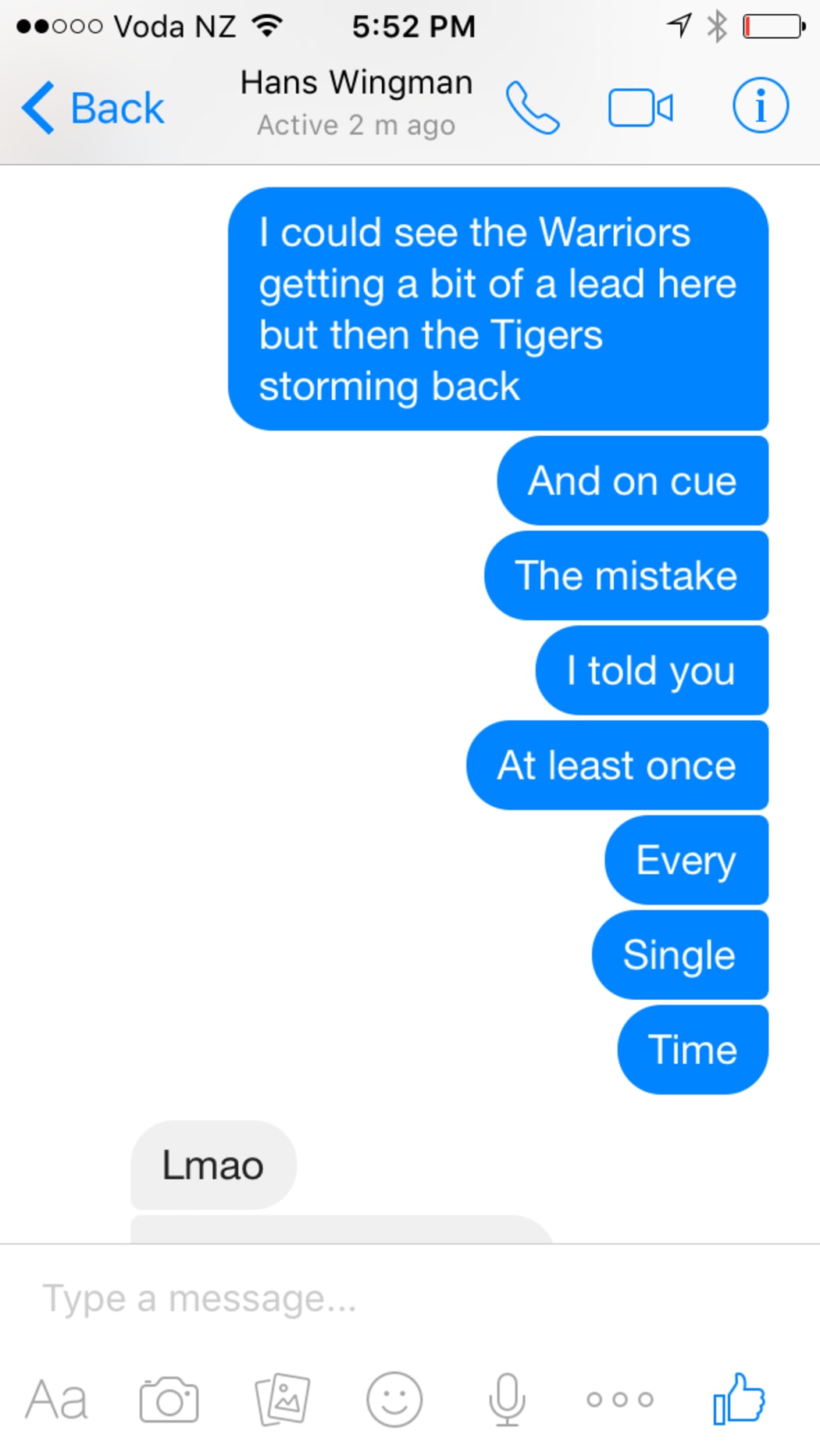Last Sunday I predicted the Warriors second half collapse 40min before it happened. I don't think I'm special for this. Just observing a 20 year trend.
