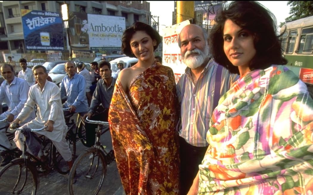 PAUL SATYA, LEADING SARI DESIGNER IN INDIA (Photo by John van Hasselt/Sygma via Getty Images)