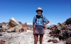 Derek Andrews near the summit