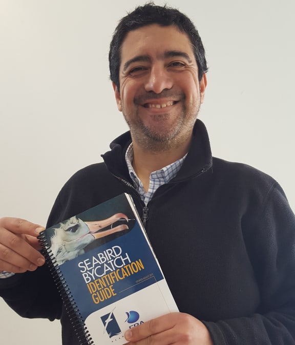 Cristián Suazo works for the Albatross Task Force in Chile.
