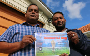 Azam Ali and Shiraz Ali are expecting a fierce competition at a football tournament to mark the one year anniversary since the Christchurch mosque shootings.
