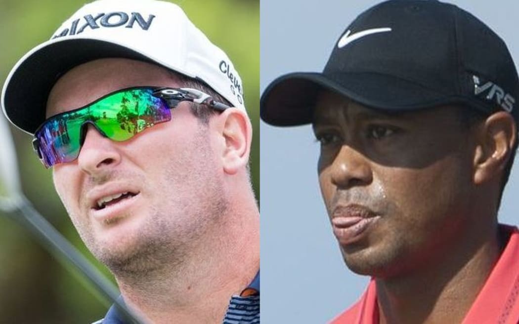 Ryan Fox and Tiger Woods.