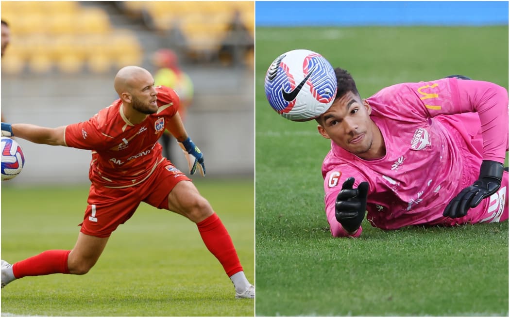 Goalkeepers Jack Duncan and Alex Paulsen