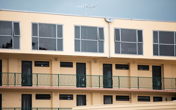 Blue Water Hotel in Napier was providing emergency housing.