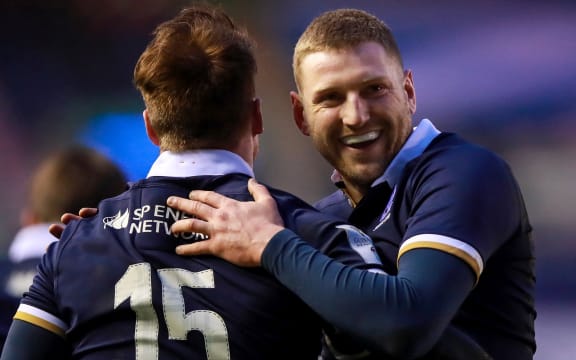 Scotland first-five Finn Russell.
