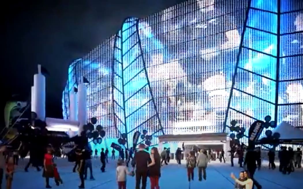 The future of Eden Park if a refurb is granted.