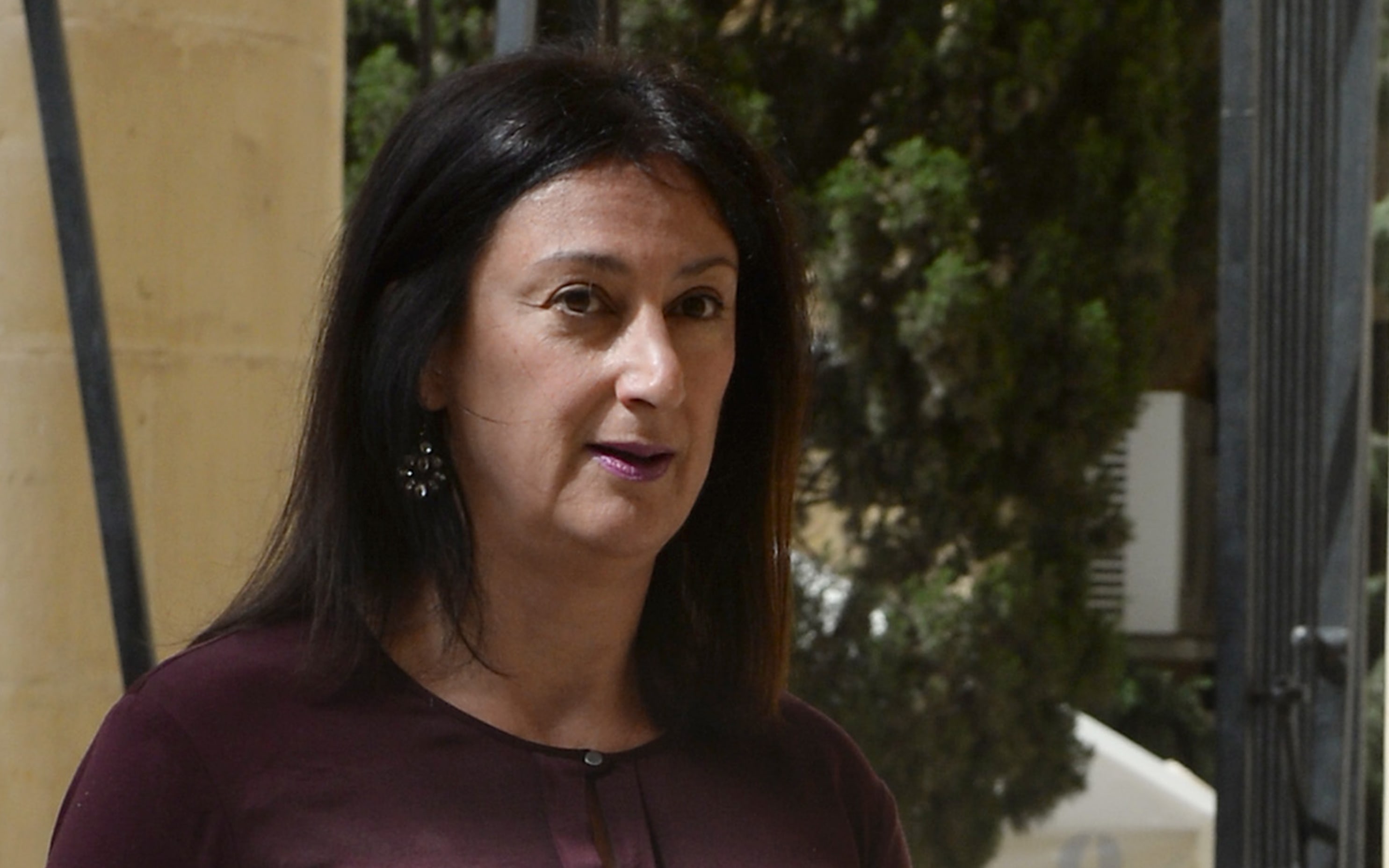 Daphne Capuana Galizia arriving at the Law Court in Malta, in April 2017,