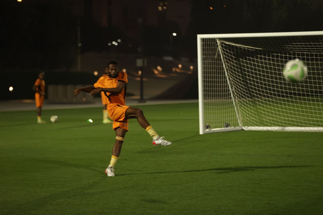 Vanuatu train in Qatar ahead of the FIFA World Cup Oceania qualifiers.