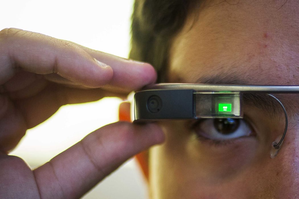 Google Glass eyewear frame.