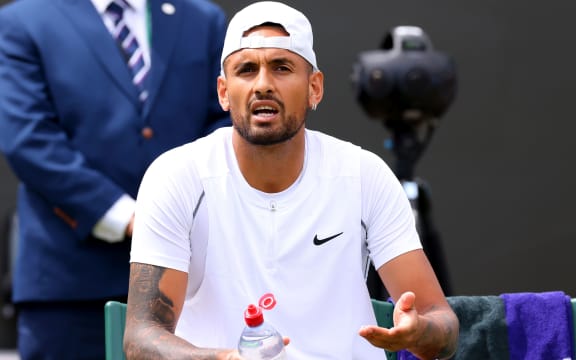 All England Lawn Tennis and Croquet Club, London, England;  Wimbledon Tennis tournament; Nick Kyrgios of Australia.