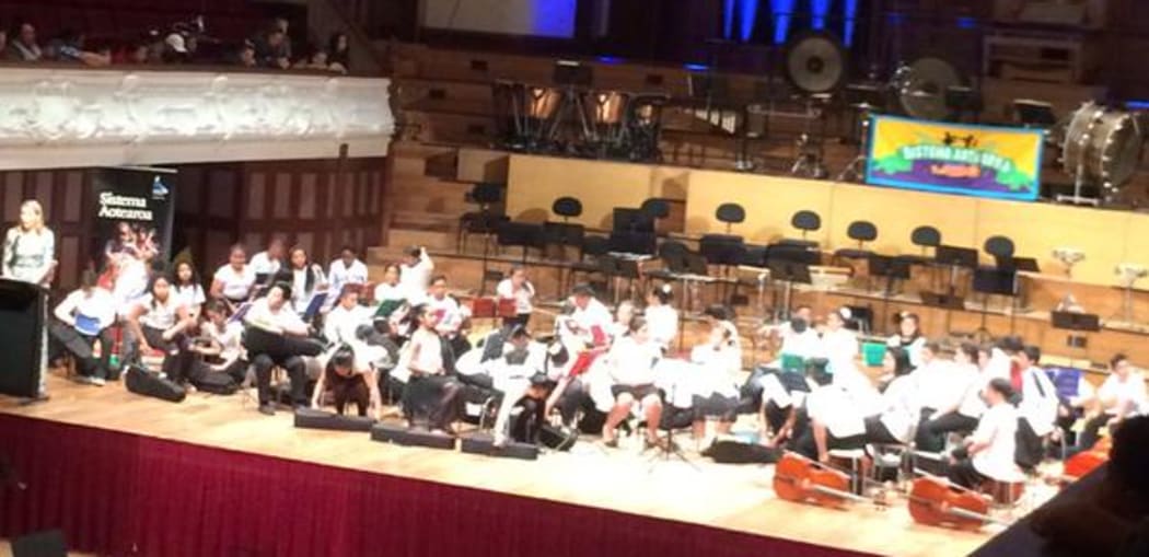 Rangatahi Philharmonia o Tara at its launch concert last night