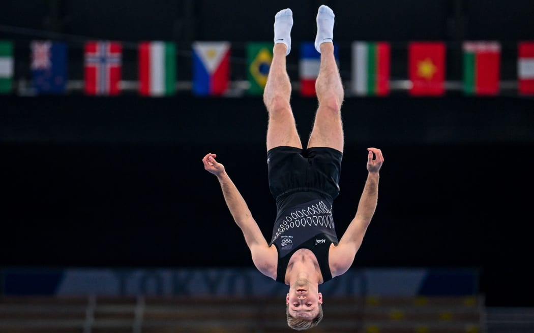 Dylan Schmidt of New Zealand competing at the Tokyo 2020 Olympic Games.