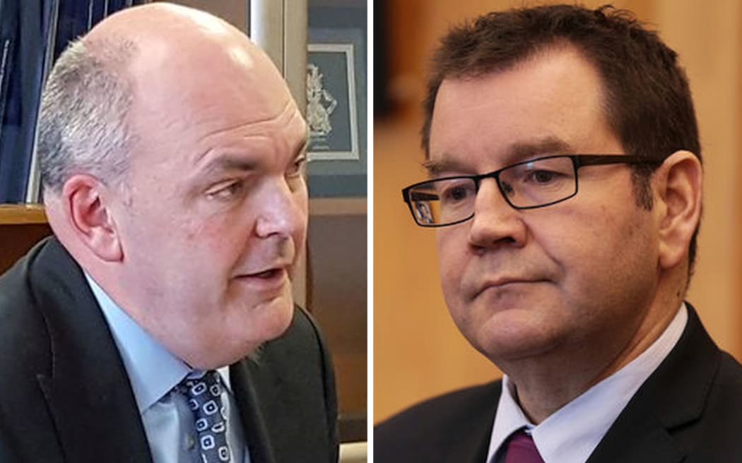 Steven Joyce and Grant Robertson