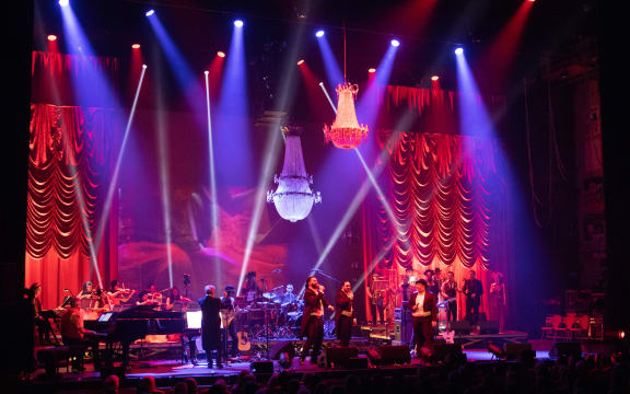 Stage shot from performance of The Soundtrack from Baz Luhrman's Moulin Rouge