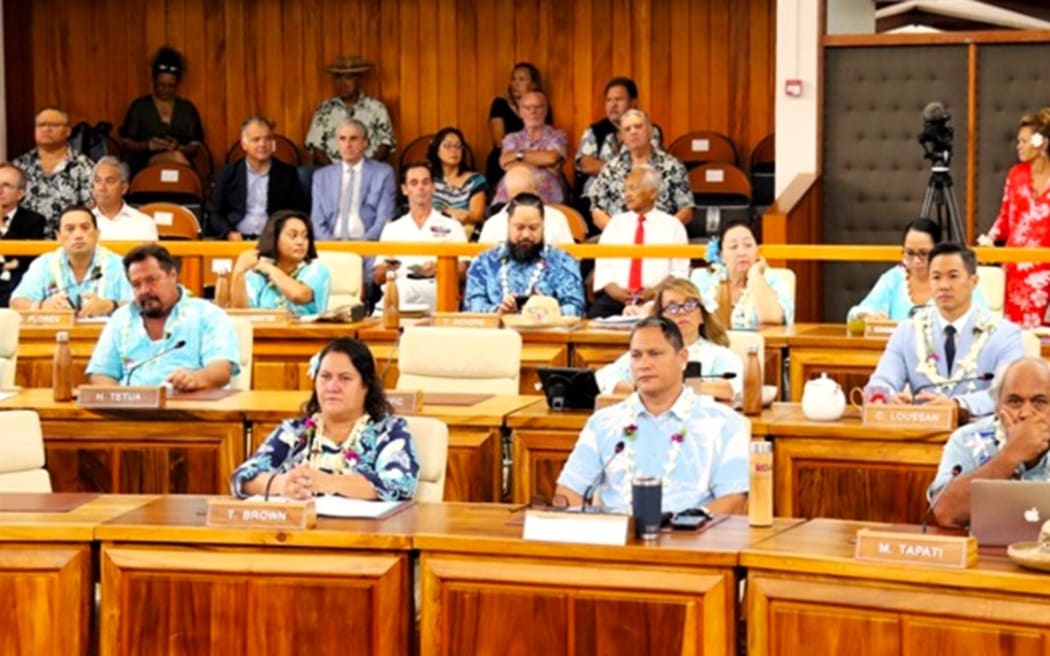 French Polynesia’s Territorial Assembly in session