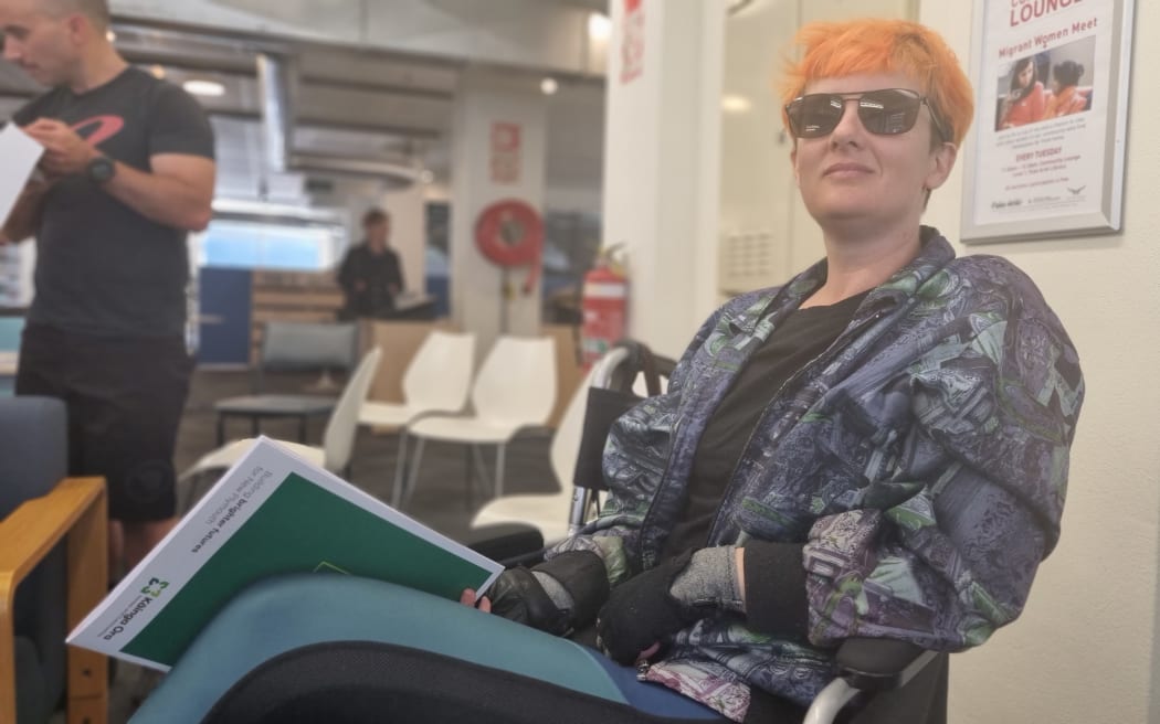 At a Kāinga Ora event in New Plymouth, EJ Barrett wanted to know how many of the new homes had been designed with accessibility in mind.