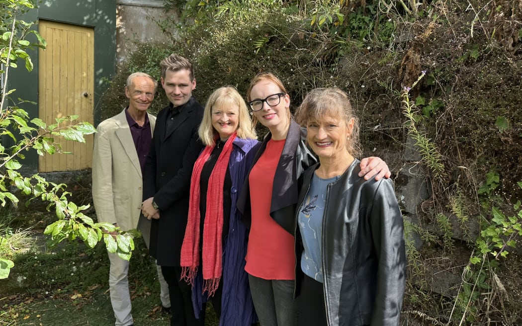 New Zealand String Quartet (from left): Rolf Gjelsten, Peter Clark (incoming second violin), Gillian Ansell, Monique Lapins (outgoing second violin), Helene Pohl