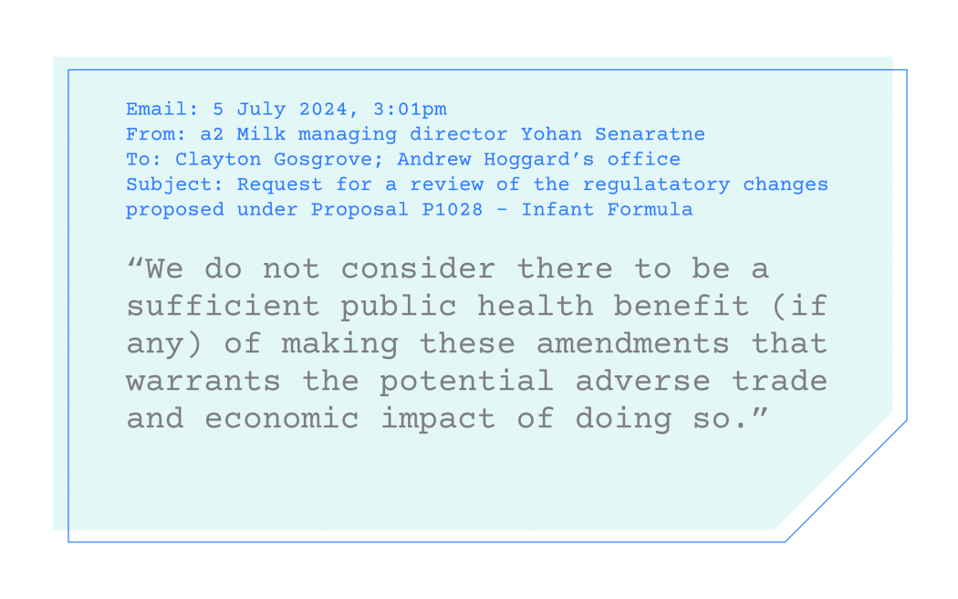 Quote: “We do not consider there to be a sufficient public health benefit (if any) of making
these amendments that warrants the potential adverse trade and economic impact
of doing so.”