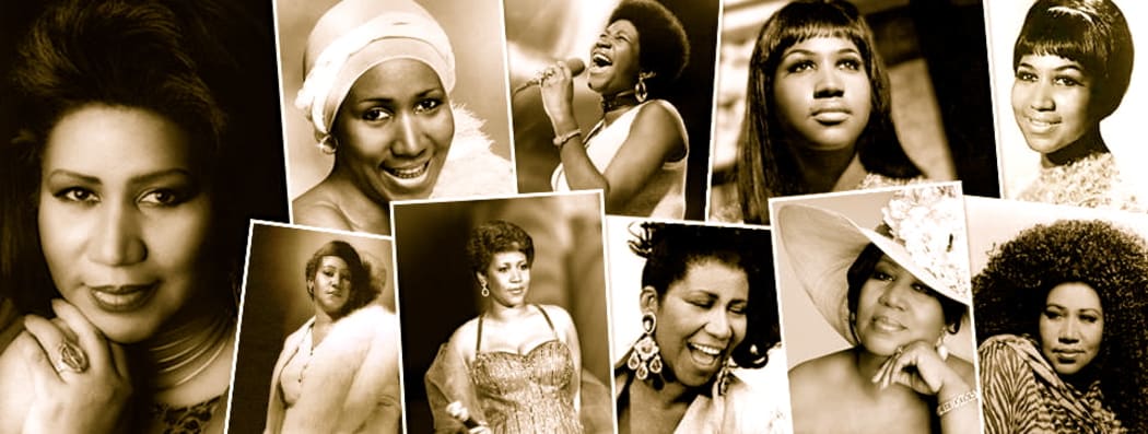 Aretha Franklin collage