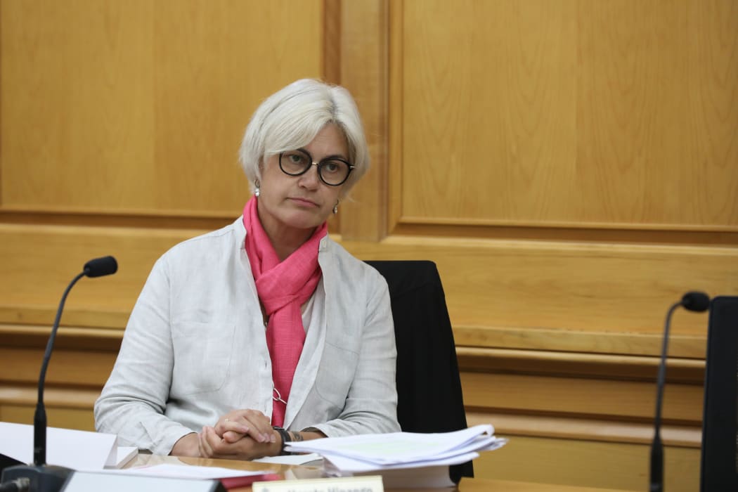National MP Harete Hipango listening to evidence in Select Committee