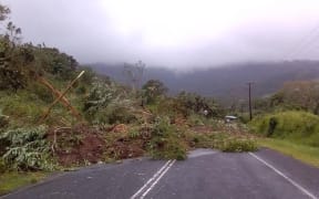 A landslide along the King's Road near Saivou District School in Ra Province has forced the closure of this part of the highway.