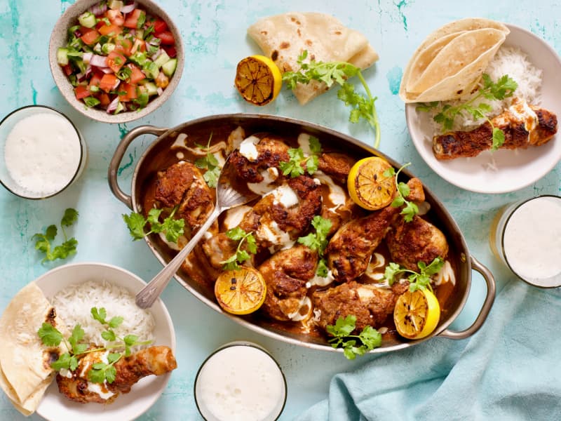 Weeknight Baked Chicken Curry