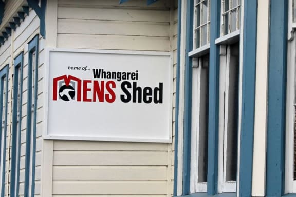 This is an image of the Men's Shed sign