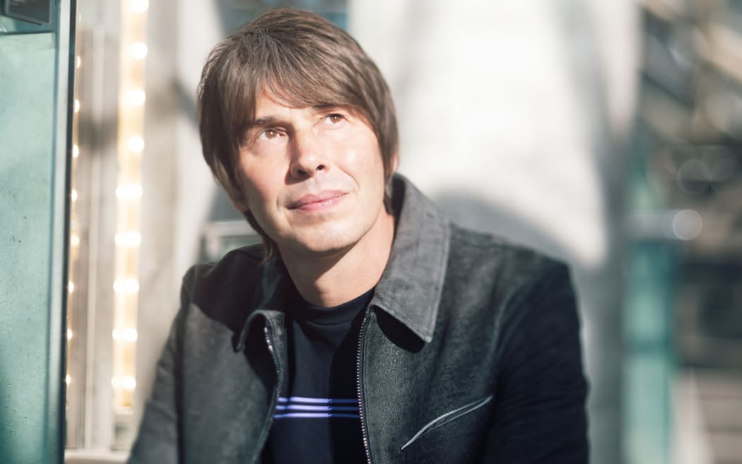 Professor Brian Cox gazing at the sky.