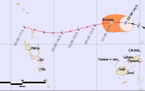 Cyclone Ella threat track map, 14 May, 2017