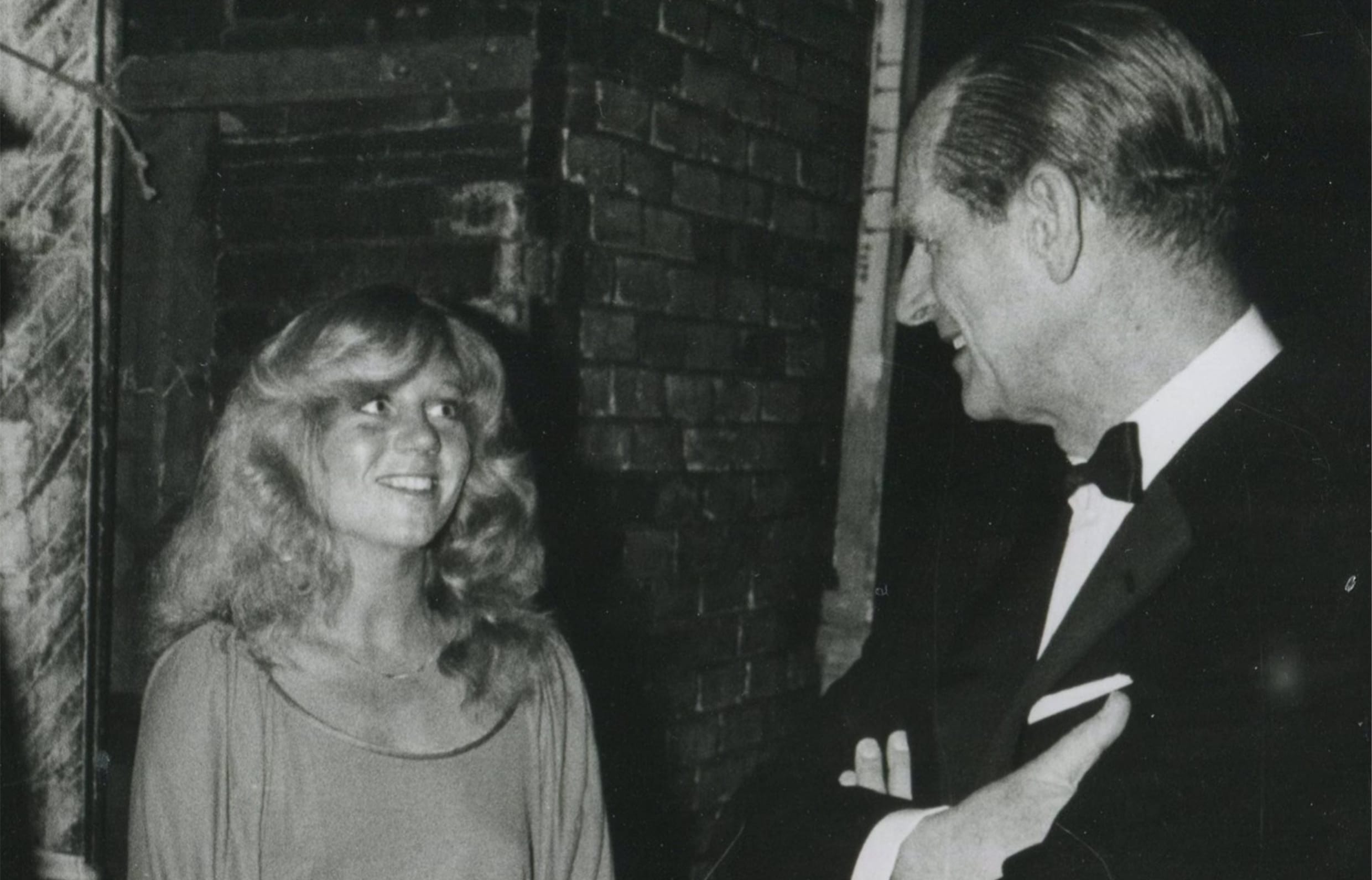 Ingrid Seward and Prince Philip