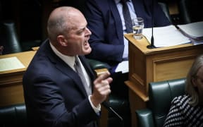 Todd Muller in debate in the House