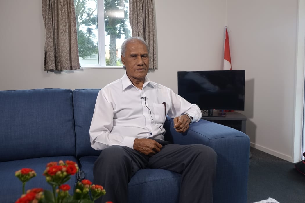 'Akilisi Pohiva the Prime Minister of Tonga