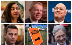 Political leaders collage