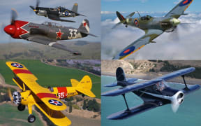 Some of the planes that were to feature at the now cancelled Classic Fighters Airshow.
