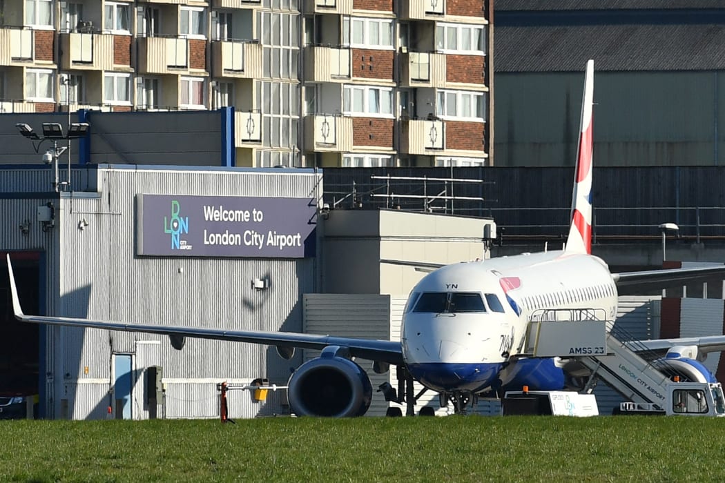 A British Airways passenger jet at London City Airport, last month the company suspended all flights until the end of April due to the coronavirus outbreak.