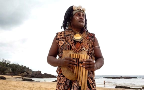 Small Island Big Song member Charles Maimarosia (Solomon Islands)