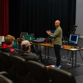 Daimon takes a community workshop
