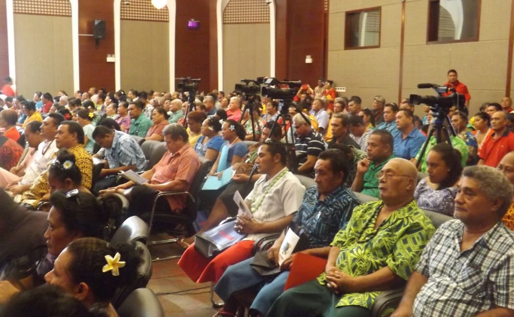 Teachers gather in Apia, Samoa for their annual conference, January 2017