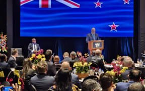 New Zealand Prime Minister Christopher Luxon in Papua New Guinea  to celebrate 50 years of diplomatic ties between the two countries, 5 August 2025.