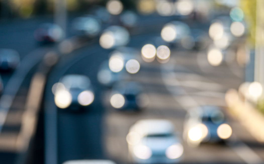 Traffic on Auckland motorway