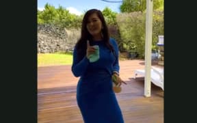 A screenshot of the video shot by real estate agent Linh Yee.