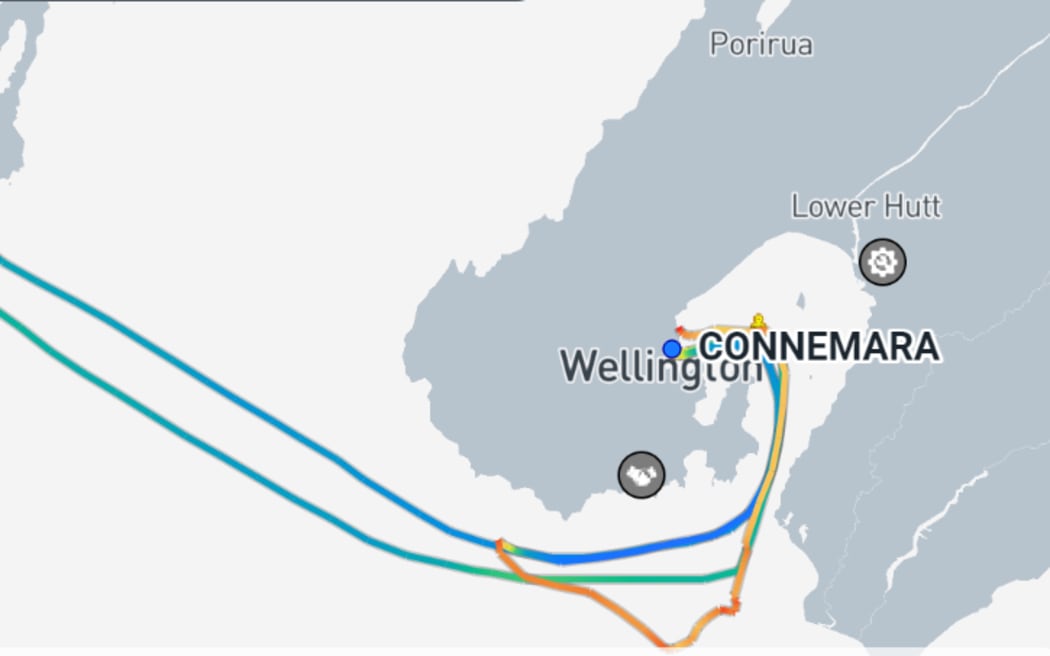 Marine Traffic Connemara journey