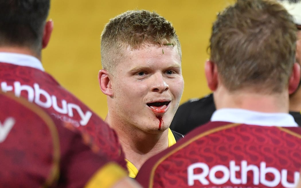 Wellington's James O'Reilly during the Wellington Lions vs Southland Stags match in Wellington, August 2018.