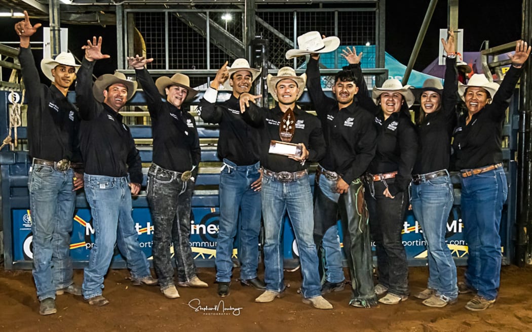The invitational Indigenous New Zealand Māori rodeo team celebrated victory in August, at the Southern Hemispheres largest rodeo, the Ah One x Church Family Trans-Tasman Indigenous Rodeo Challenge.