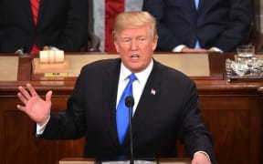 US President Donald Trump delivers his State of the Union address.