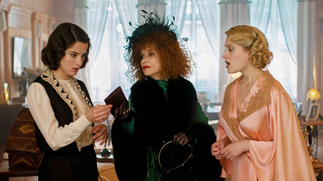Still from the 2023 french film comedy The Crime Is Mine, directed by François Ozon