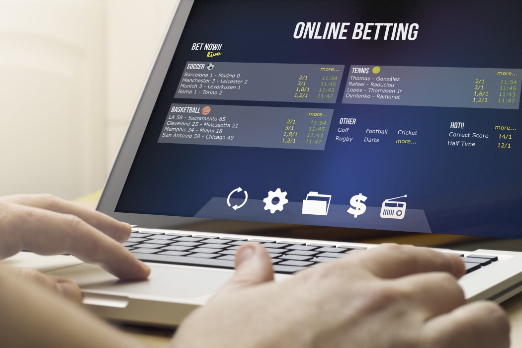 A person betting online. (File pic)