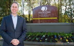 David Wain, general manager at the DoubleTree by Hilton hotel.