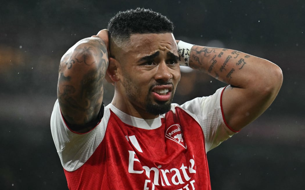 Arsenal's Brazilian striker Gabriel Jesus