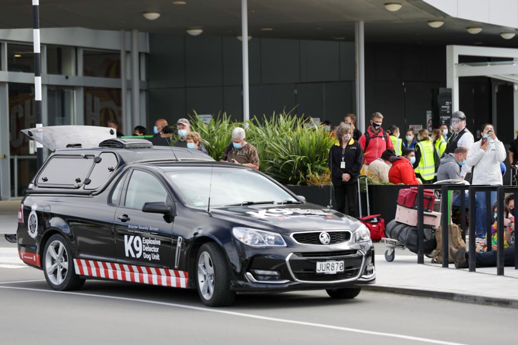 Christchurch Airport terminal was evacuated while Aviation Security and police dealt with an incident.